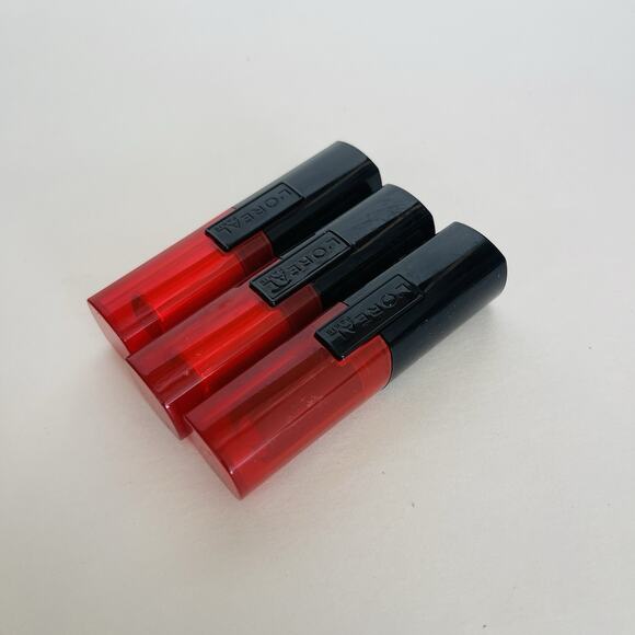 Set of 3 L'Oréal Paris Infallible Lipstick, #312 Ravishing Red, 0.09 Oz - Picture 4 of 7